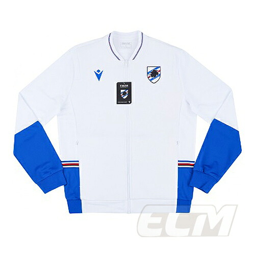 【予約ECM32】【SALE】【国内未発売】 サンプドリア アンセムジャケット ホワイト 【サッカー/セリエA/トレーニング/20-21/Sampdoria/吉田麻也】330