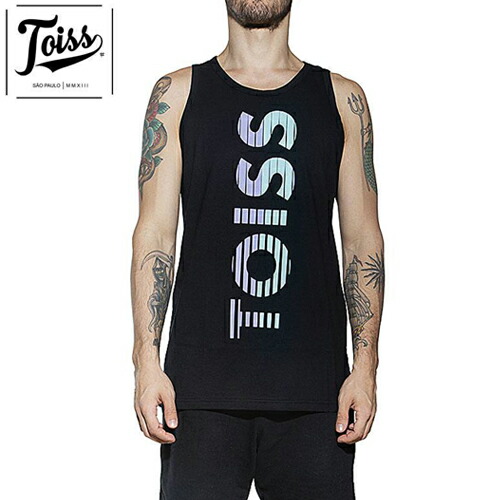 【国内未発売】TSS1708 TOISS 縦ロゴタンクトップ LOGO VERTICAL ブラック 【サッカー/トイス/ネイマール/NEYMAR/ブラジル代表】ネコポス対応可能