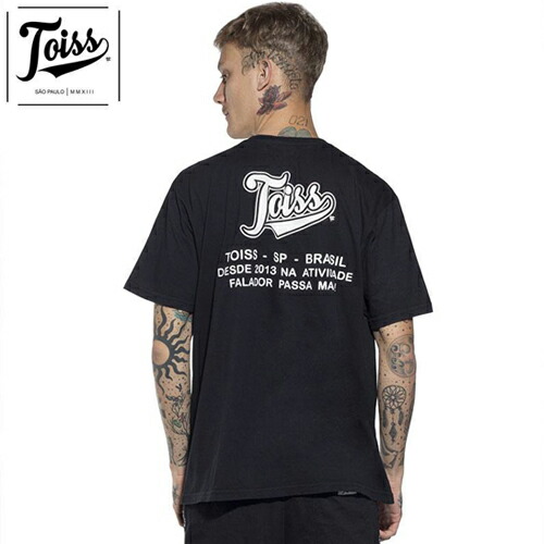 【国内未発売】TSS1372 TOISS トイス ＃レジェンダバックプリント Tシャツ ブラック 【サッカー/トイス/ネイマール/NEYMAR/ブラジル代表】ネコポス対応可能