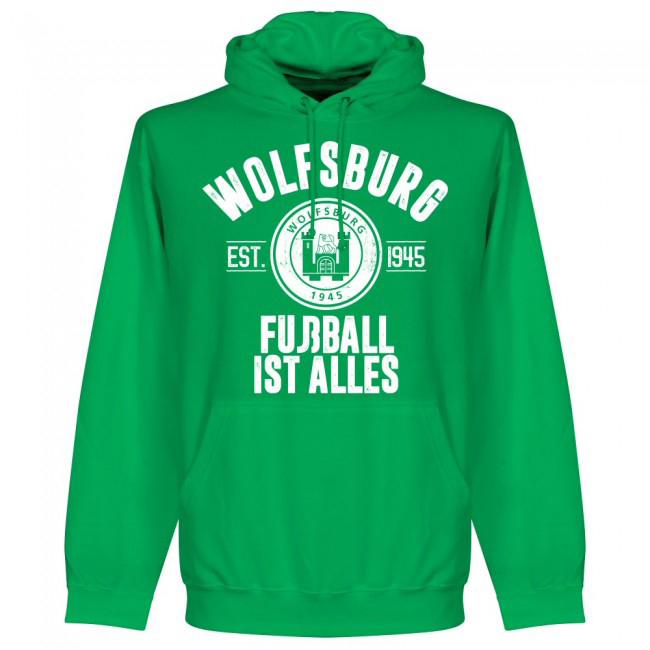 【取っておくRET05】【国内未発売】\u003cBR\u003eRE-TAKE ヴォルフスブルク Establish続きもの スウェットパーカー 緑であること\u003cBR\u003e【蹴球/ブンデスリーガ/Wolfsburg/フーディ】
