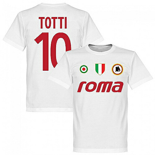 ASローマ ホーム ユニフォーム 10番 TOTTI トッティ 現地購入品 トッティ#10】ASローマ ユニフォーム 12/13 長袖 サイズS