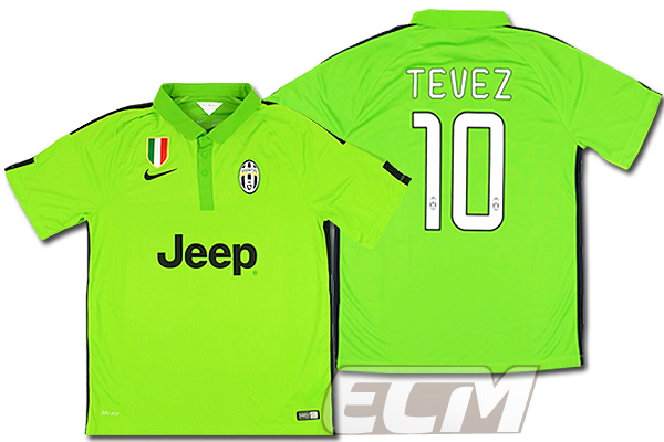 楽天市場 予約ecm32 ユベントス サード 半袖 10番テベス 14 15 イタリア セリエａ Juventus Tevez サッカー ユニフォーム ｅｃムンディアル