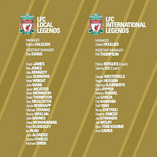 リバプール Legends 14チャリティーマッチプログラムネコポス発送可能 Celebration Of The 96