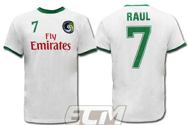 楽天市場 国内未発売 ニューヨーク コスモス ラウール ｔシャツ Mls Cosmos Raul サッカー ネコポス対応可能 ｅｃムンディアル