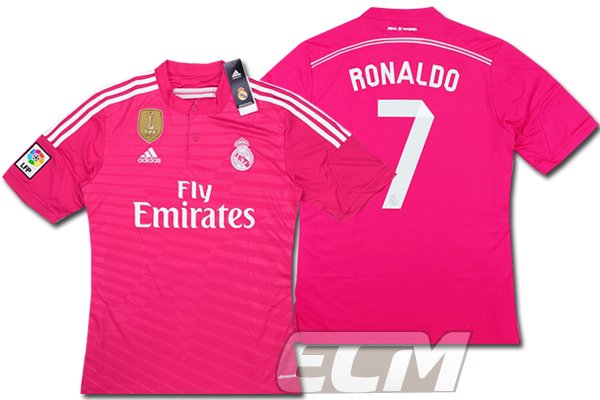 real madrid pink jersey ronaldo