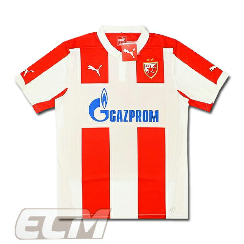 楽天市場 予約ecm32 国内未発売 レッドスター ベオグラード ホーム 半袖 14 16 セルビアリーグ Red Star Belgrade サッカー 5 ｅｃムンディアル