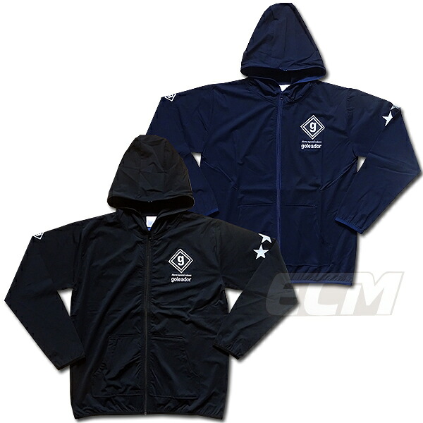 【GOL2019SS】\u003cBR\u003eゴレアドール F143 レーザーメッシュロゴ ストレッチジャージ ZIPパーカー\u003cBR\u003e【蹴球/上衣/Goleador/フットサル/形づくる】