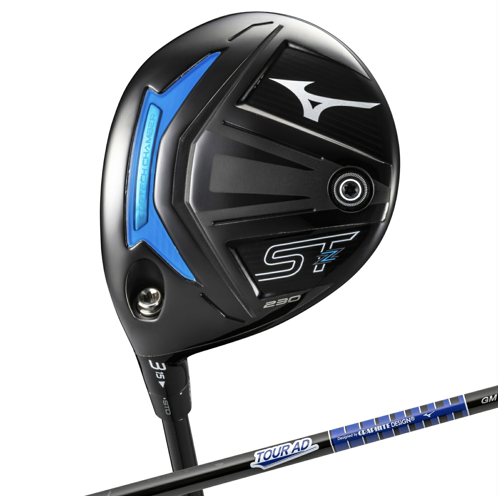 ［送料無料］ 在庫限り ミズノ ST-Z 230 フェアウエーウッド/左用 No.3 TOUR AD GM F カーボンシャフト付 5KJTB47653 レフティー