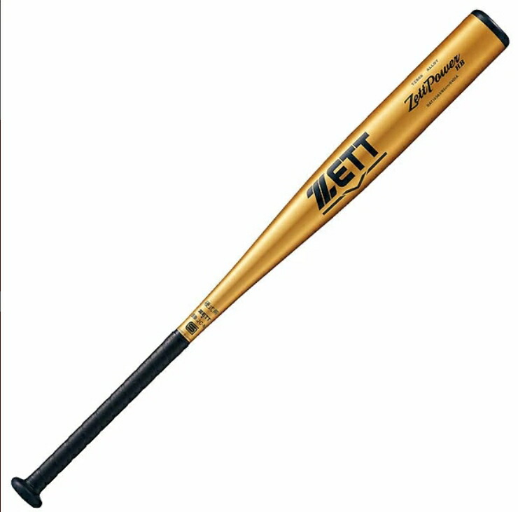 【高校硬式】ZETT ゼット 硬式金属バット ZETTPOWER HB ゼットパワーHB 8200 ゴールド ヘッドバランス BAT163 83cm 84cm｜ムネスエスポーツ店