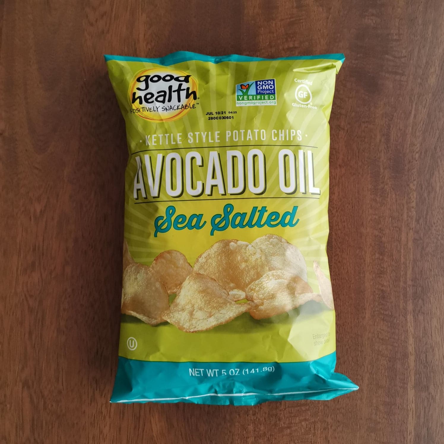 楽天市場 グッドヘルス アボカドオイル ポテトチップス シーソルト 141 7g ポテトチップ ヘルシー Kettle Style Potato Chips Avocado Oil 海外のお菓子 輸入菓子 正規輸入品 輸入菓子のムネワクワクショップ