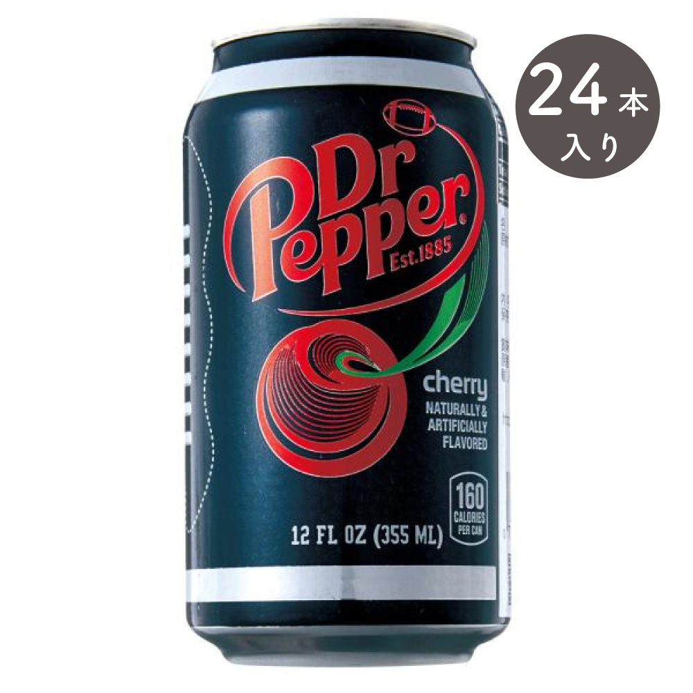 楽天市場 送料無料 Dr Pepper ドクターペッパー ドクターペッパーチェリー 355ml 24本 1ケース 正規輸入品 輸入菓子のムネワクワクショップ