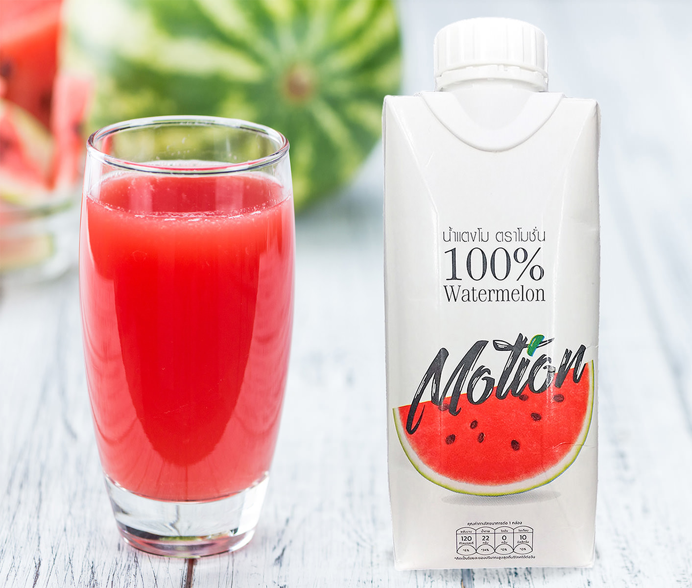 モーション 100％ウォーターメロンジュース 330ml×12本 1ケース MOTION