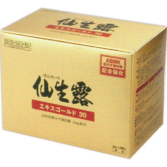 【送料無料※対象地域は除く】仙生露 エキスゴールド３０【30mL×30袋】【協和のアガリクス茸/エスエスアイ/ABMK低分子抽出物配合強化/日本国内産アガリクス茸】【2024年2月 メーカー希望小売価格 変更予定品】【smtb-TD】【RCP】