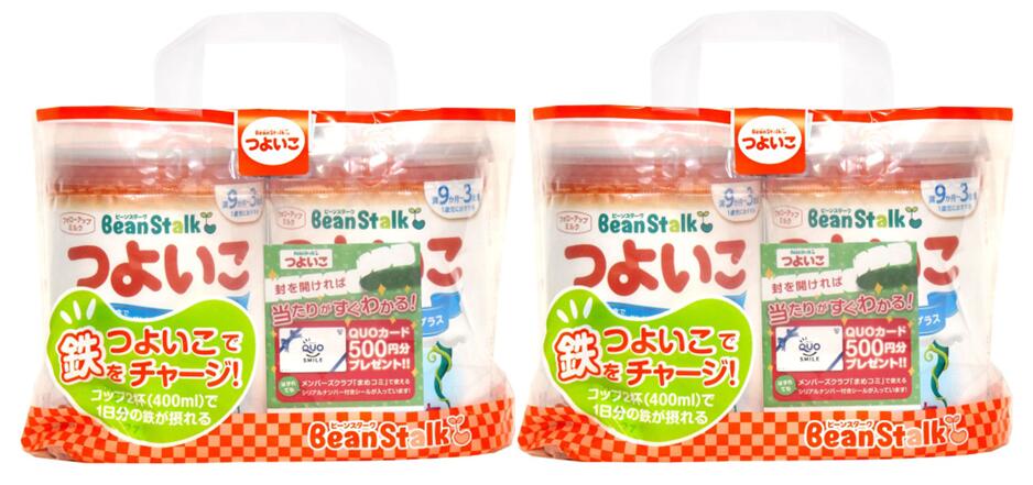 ビーンスターク　フォローアップミルク　つよいこ　大缶　４缶セット ビーンスターク つよいこ（大缶）800g｜雪印ビーンスターク
