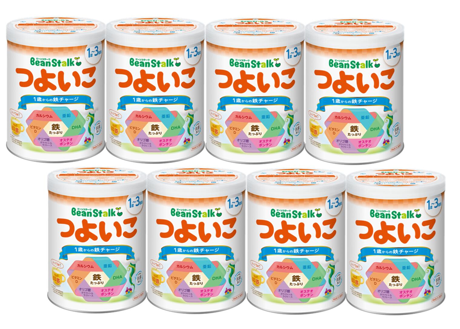 ◆エントリーでさらに全品P５倍◆【今だけ3倍】ビーンスターク つよいこ【800g×8缶】【貨物輸送無料※客体地方は除く】【4987493001492】【4987493001546】【4987493001324】【4987493001430】【雪印ビーンスターク/もの言う花/粉乳/フォローアップ/すこやか】【RCP】