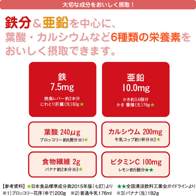 送料無料 目玉クレオ日毎夜毎ビテツ 柑子 100ml 15労作 4入物 1 Smtb Td Rcp 妊婦 産婦 授乳 亜鉛 鉄 貧血 葉酸 カルシウム ヴィタミンc 食べ物フィラメント 送料無料 沖縄領域は棄てる Cannes Encheres Com