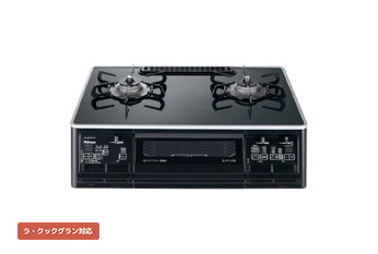 パロマ　PA-A66WCK　Ｓ－ｓｅｒｉｅｓ　Ｓシリーズ　テーブルコンロ　ハイパーガラスコートトップ 　天板クリアパールブラック　フェイス色ブラック　強火力バーナー　サイズ59ｃｍタイプ　水なし両面焼きグリル　※送料無料