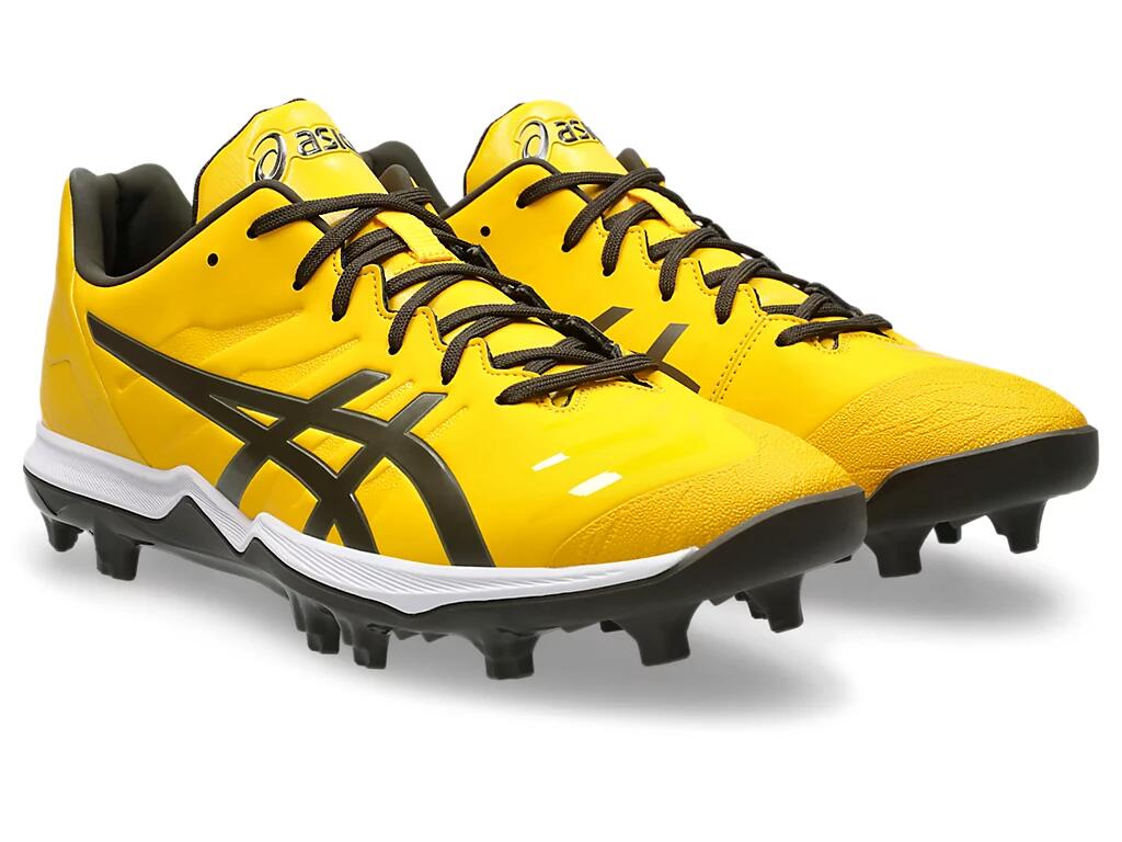 【送料無料】asics アシックス 野球スパイク 樹脂底 ポイントスパイク GOLDSTAGE FANG ゴールドステージ ファング 1121A067 750(Saffron/Black Coffee) #総体 #インターハイ #新チーム #最後の #卒団 #引退 #記念品 #プレゼント #夏休み #お盆 #お盆玉｜ムラカミ運動具店