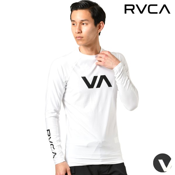 楽天市場 Rvca ルーカ ラッシュガード Tシャツ メンズ 長袖 ユーティリティ 水陸両用 Aj041 854 Sport Rashguard 吸水 速乾 Uvカット H1s B29 ムラサキスポーツ楽天市場店