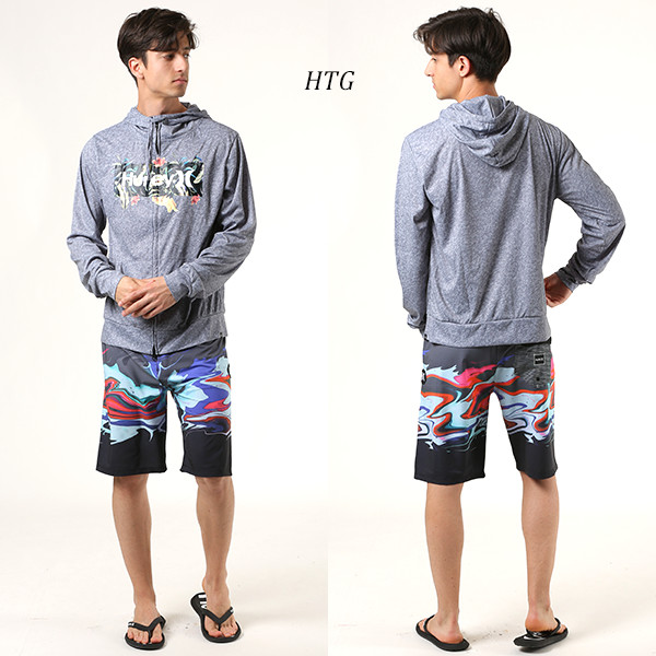 楽天市場 Hurley ハーレー メンズ ラッシュガード Cj6145 Gg2 E15 ムラサキスポーツ楽天市場店