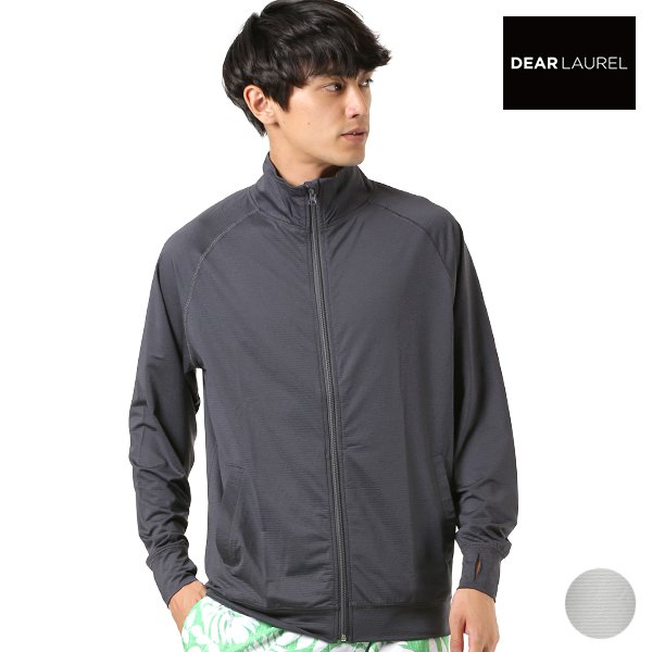 楽天市場 メンズ ジップアップ トレーナー ユーティリティ 水陸両用 ラッシュガード Dear Laurel ディアローレル D19s4303 Uvカット トップス Hh1 F3 ムラサキスポーツ楽天市場店
