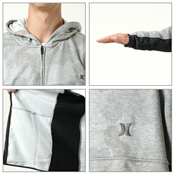 楽天市場 Hurley ハーレー メンズ ジップアップ パーカー Cd6062 Gg3 I21 ムラサキスポーツ楽天市場店