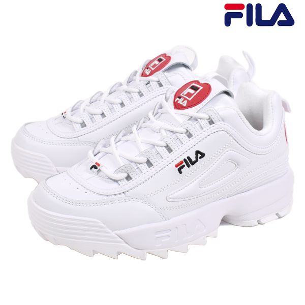 楽天市場 Fila フィラ Disruptor 2 Heart レディース シューズ F0500 0113 Hx1 B8 ムラサキスポーツ楽天市場店