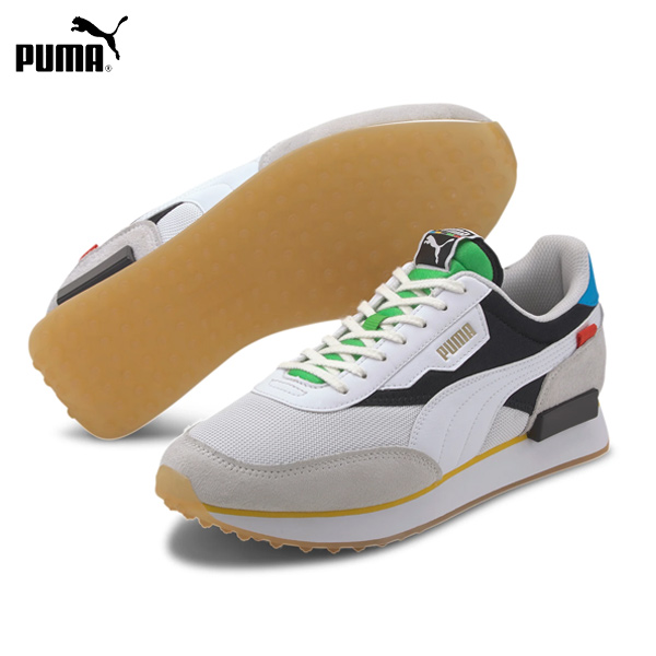 楽天市場 Puma プーマ Future Rider Wh フューチャー ライダー Wh 01 シューズ 靴 スニーカー メンズ レディース Hx3 H21 ムラサキスポーツ楽天市場店