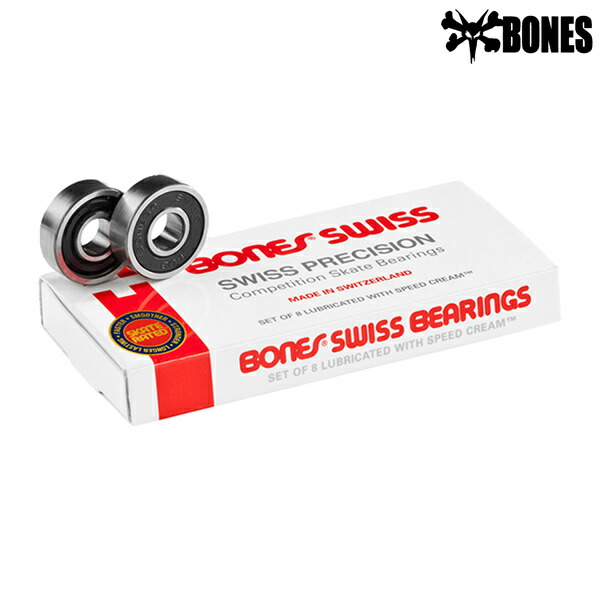 スケートボード ベアリング BONES BEARINGS ボーンズベアリング SWISS ボーンズ スイス HH J24 価格交渉OK送料無料