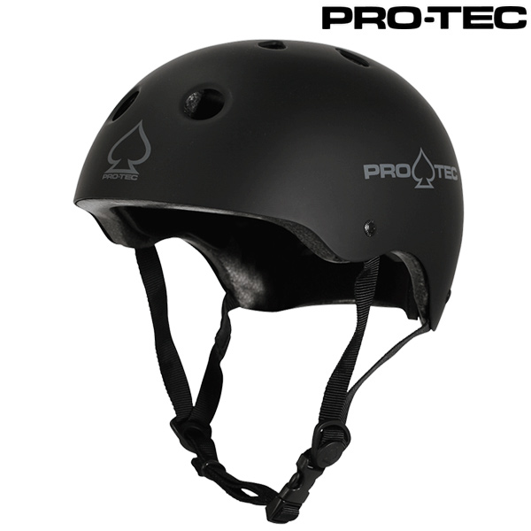 スケートボード ヘルメット PROTEC 春夏新作モデル プロテック CLASSIC CERTIFIED JJ サーティファイ BLACK MATTE 爆買い送料無料 E12