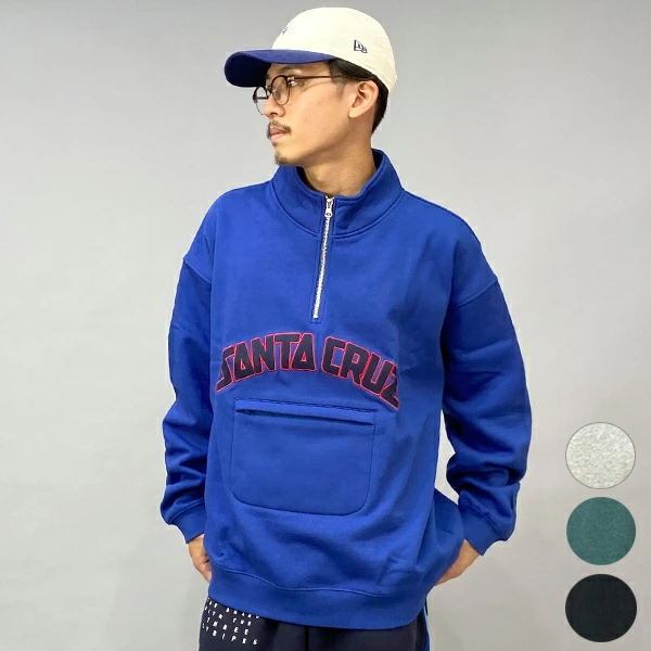 楽天市場】SANTA CRUZ サンタクルーズ Arch Logo Half Zip 502223334