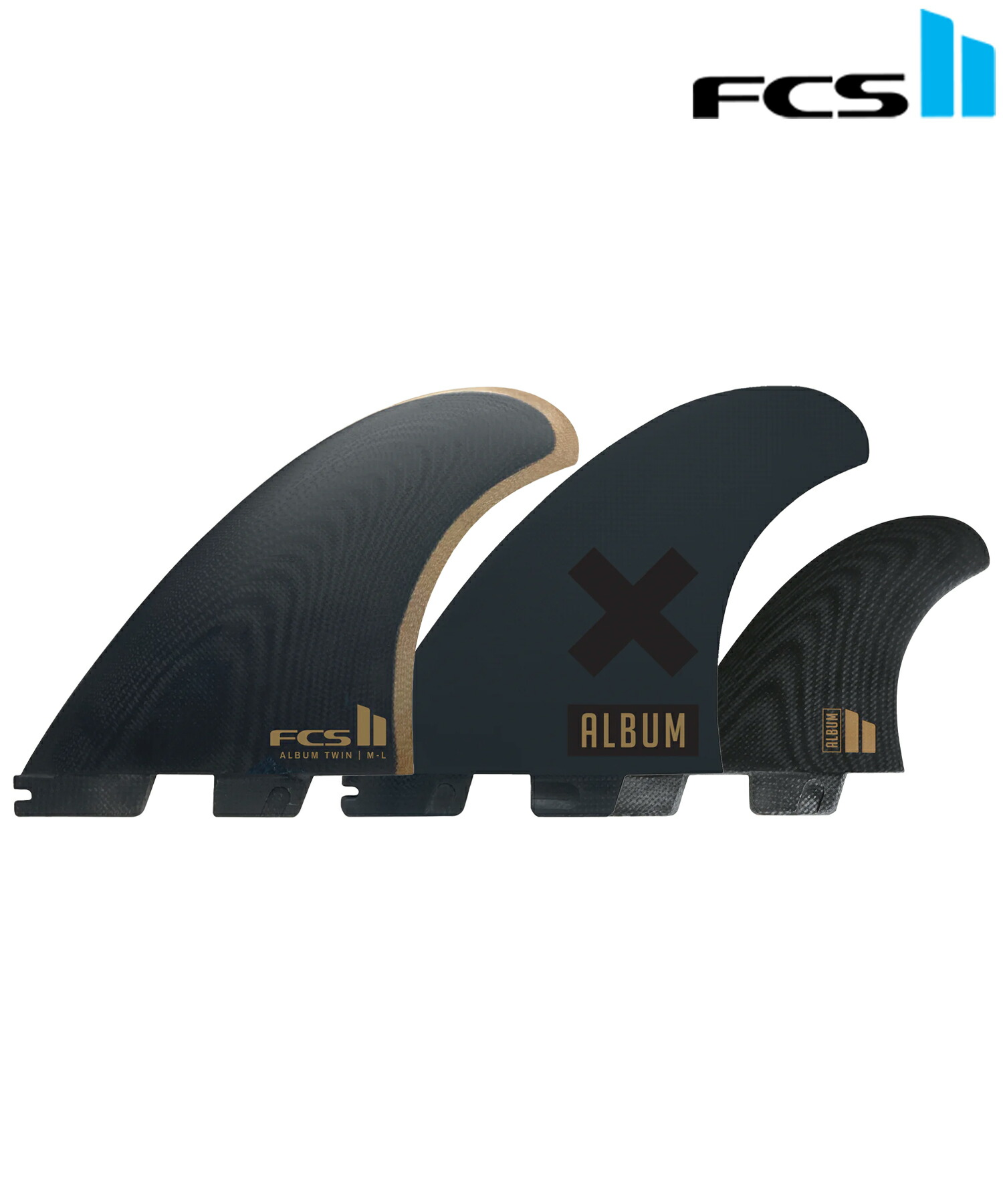 楽天市場】FCS2 ALBUM KEEL TWIN FIN SET / FCSII エフシーエス2