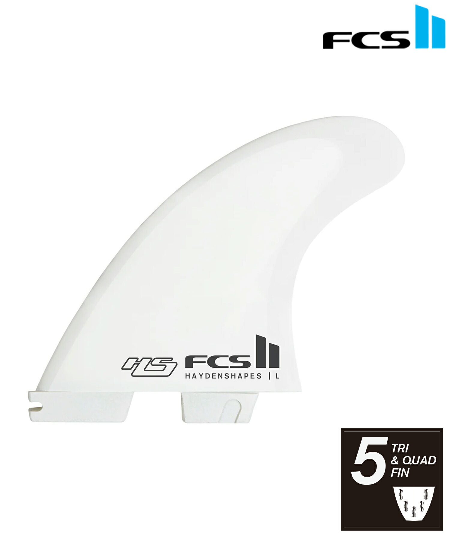 FCS2 エフシーエスツー PC HAYDEN SHAPES TRI-QUAD サーフィン フィン ムラサキスポーツ FHSMPC01Q