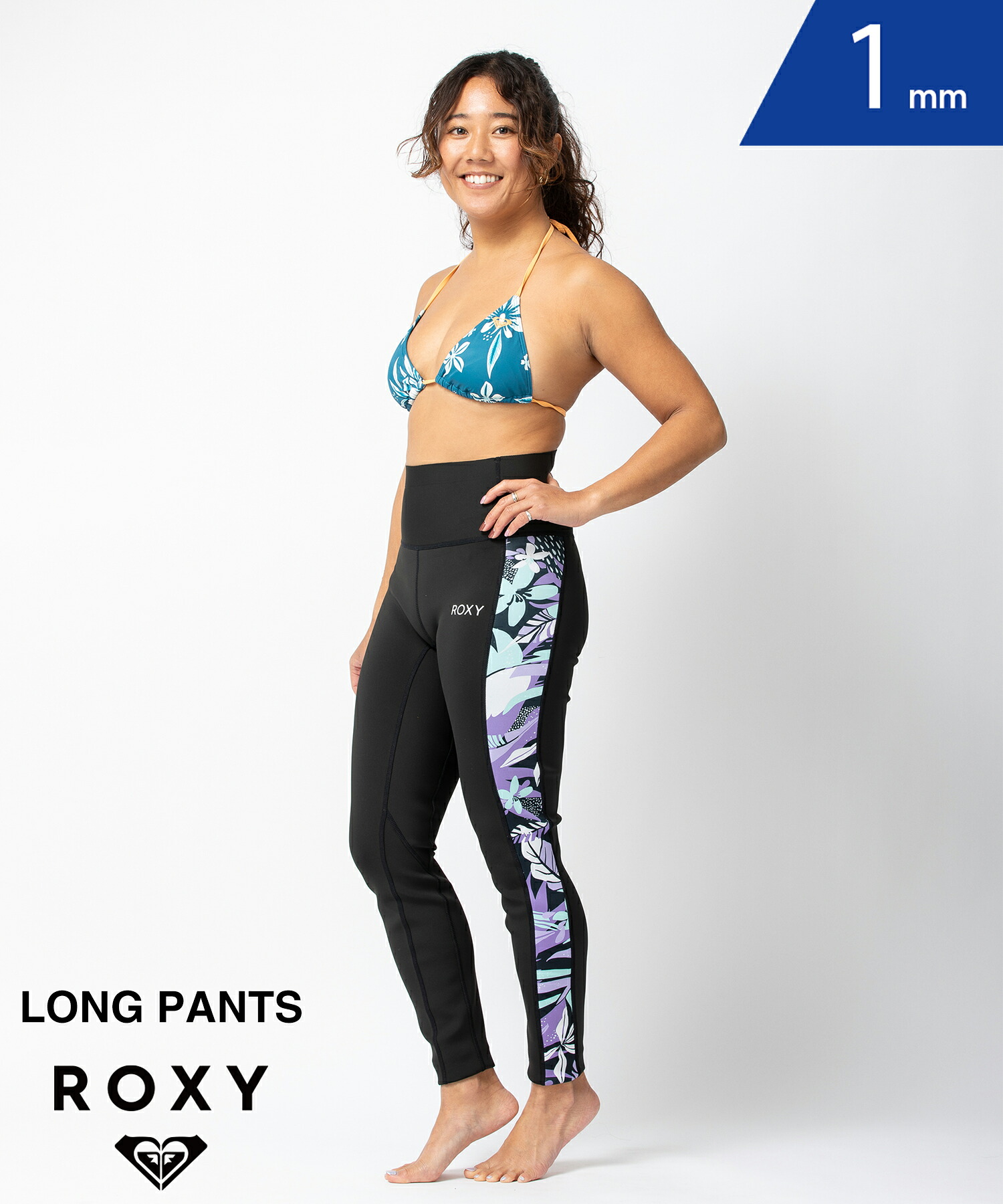 ROXY ロキシー L P WATER PANT FL 1粍 RWT241710 レディース 情の籠もったズボン下 ロングズボン下 ムラサキ運動競技