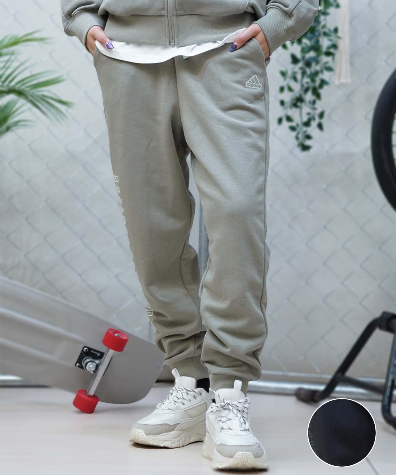 楽天市場】アディダス スウェット クロップドパンツ レディース ルーズ