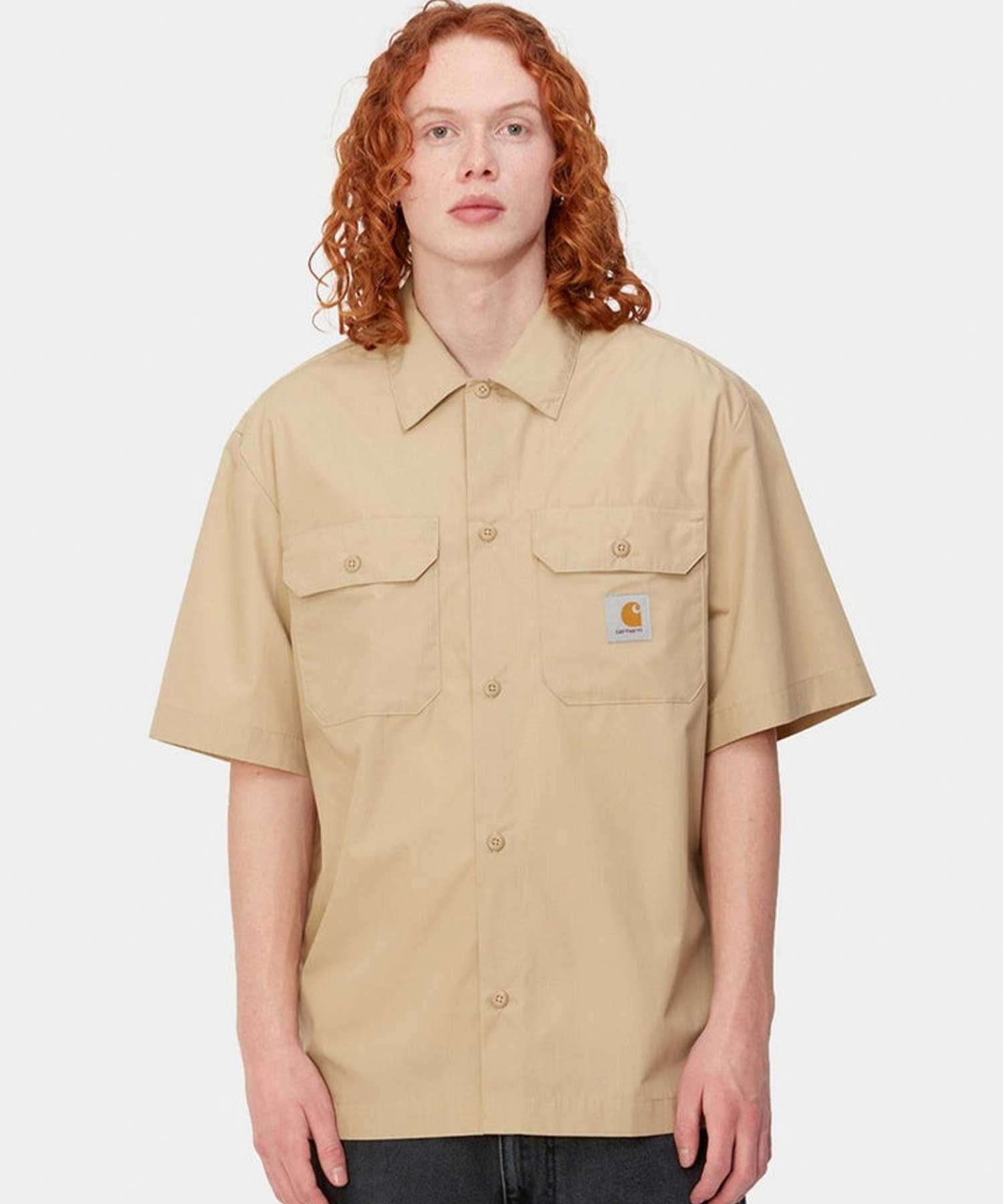 Carhartt　カーハート　S/S BRAXTON SHIRT 半袖シャツ Carhartt WIP カーハート 半袖 シャツ S/S BRAXTON SHIRT