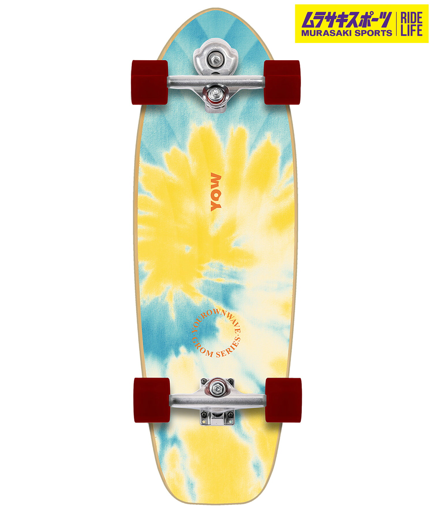 YOW ヤウ ロング スケートボード コンプリート 29inch GROM HOSSEGOR｜ムラサキスポーツ店
