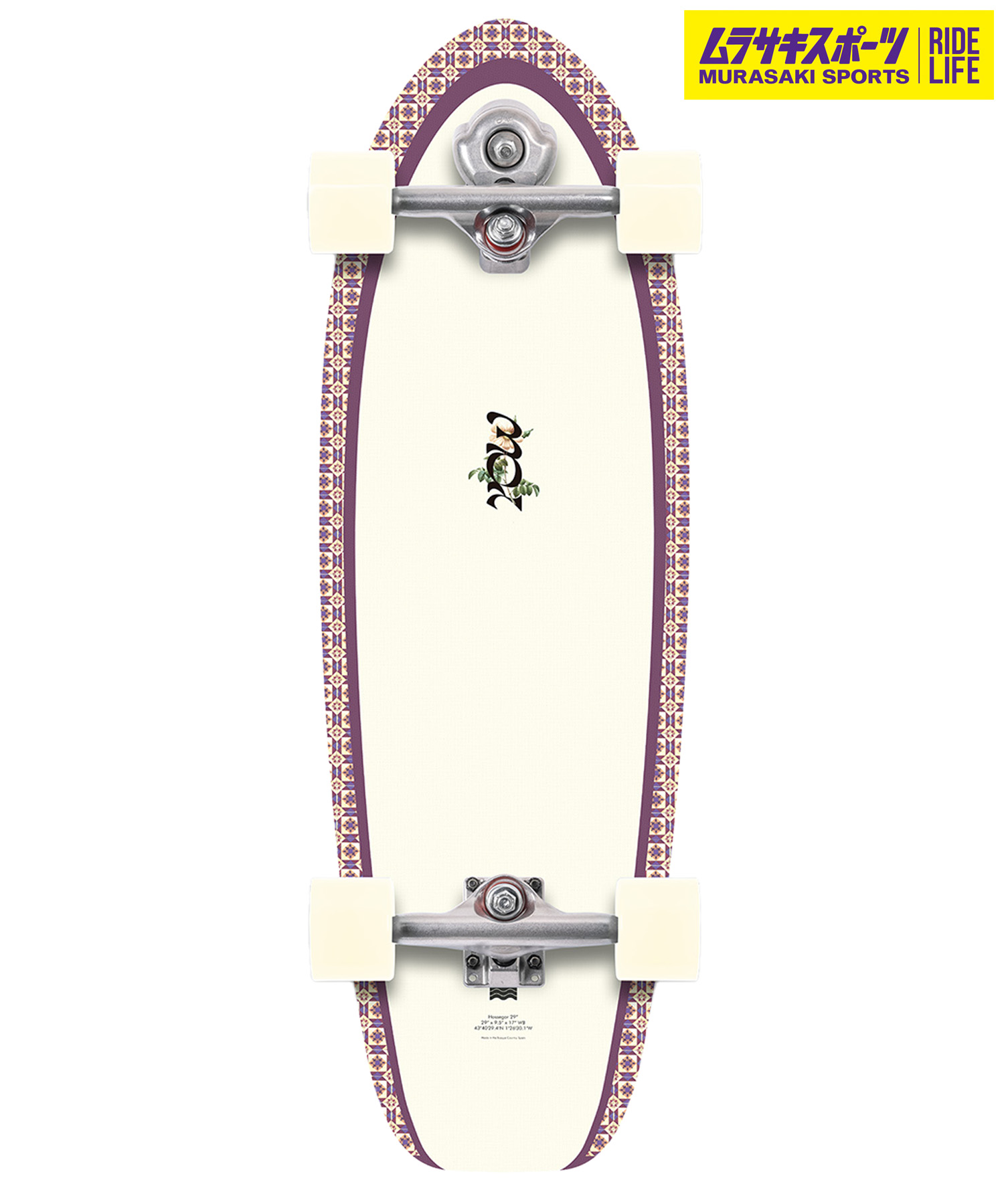YOW ヤウ　サーフスケート　コンプリート　GROM HOSSEGOR 29 YOW Hossegor 29