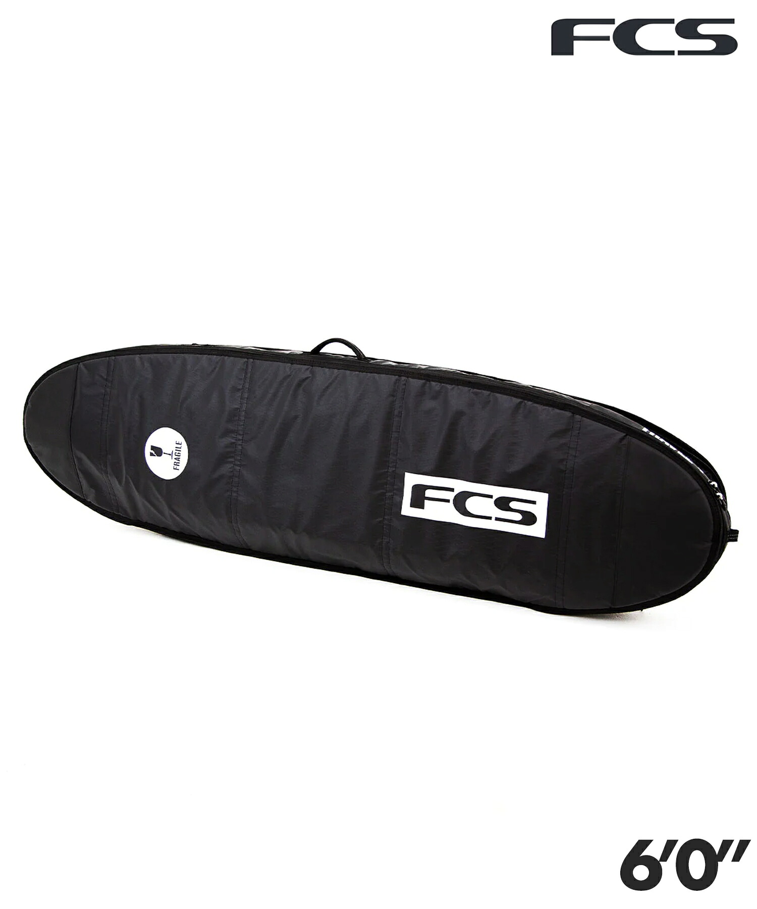 FCS エフシーエス HRD TRAVEL1 6\u00270 FUN BOARD BT1-060-FB-BGY 波乗り 1本用 捉え所の無い入れもの