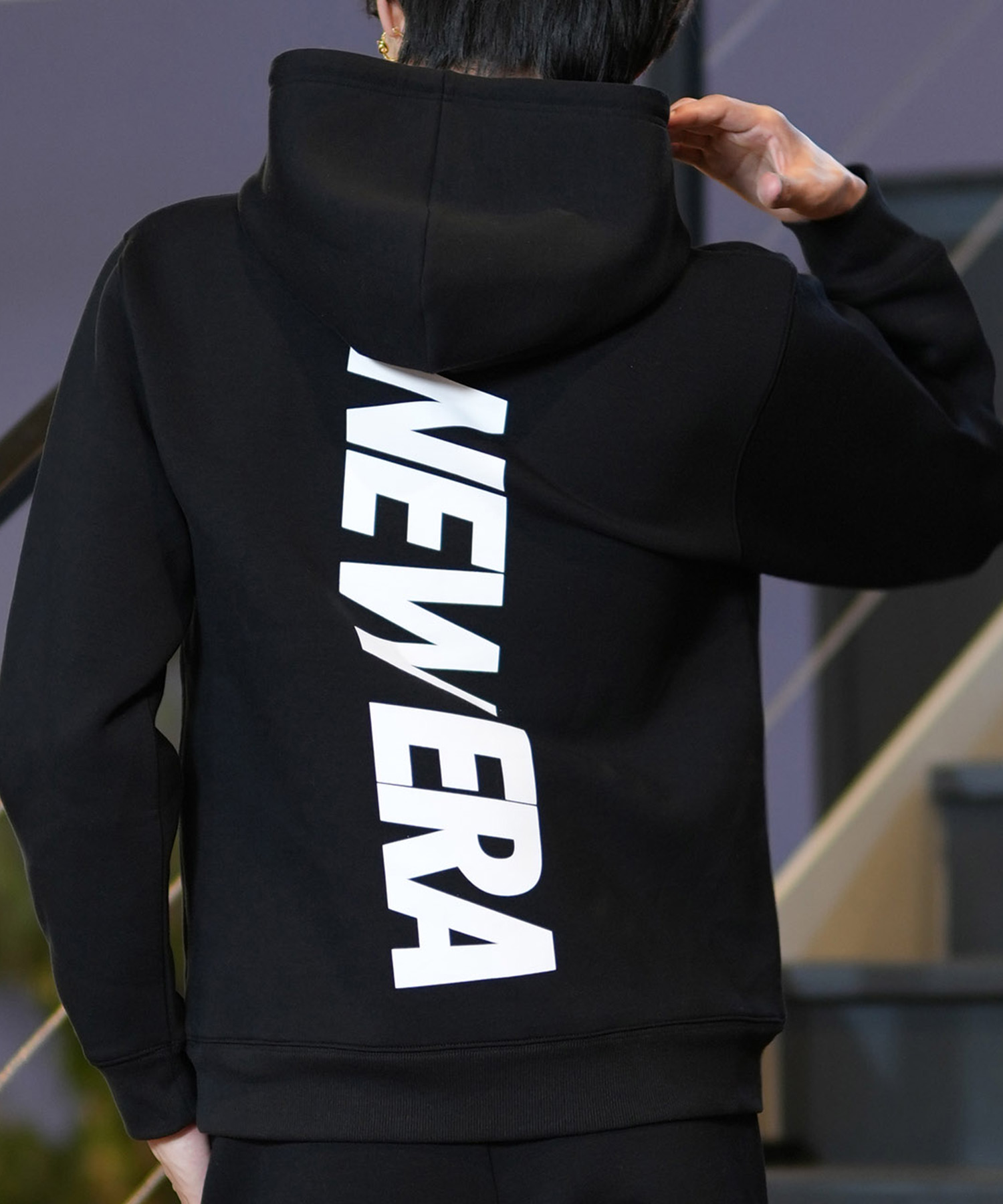 NEW ERA ニューエラ パーカー レディース プルオーバー ロゴ 14450337 ムラサキスポーツ限定 NEW ERA ニューエラ パーカー レディース プルオーバー ロゴ