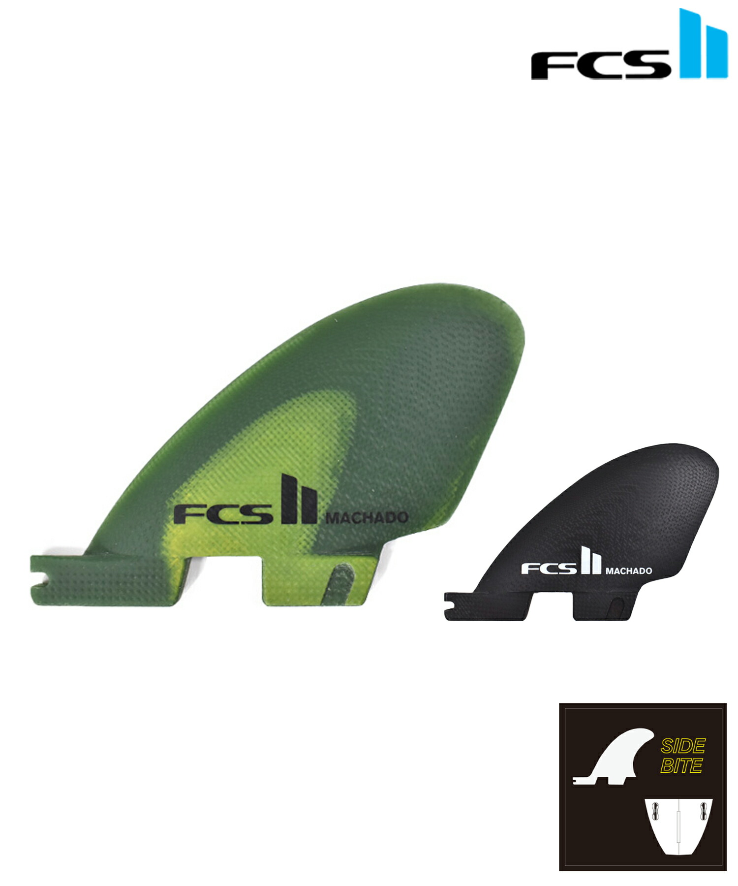 楽天市場】FCS2 RM SUNDAY SIDE BYTES FIN ROB MACHADO/ FCSII エフ