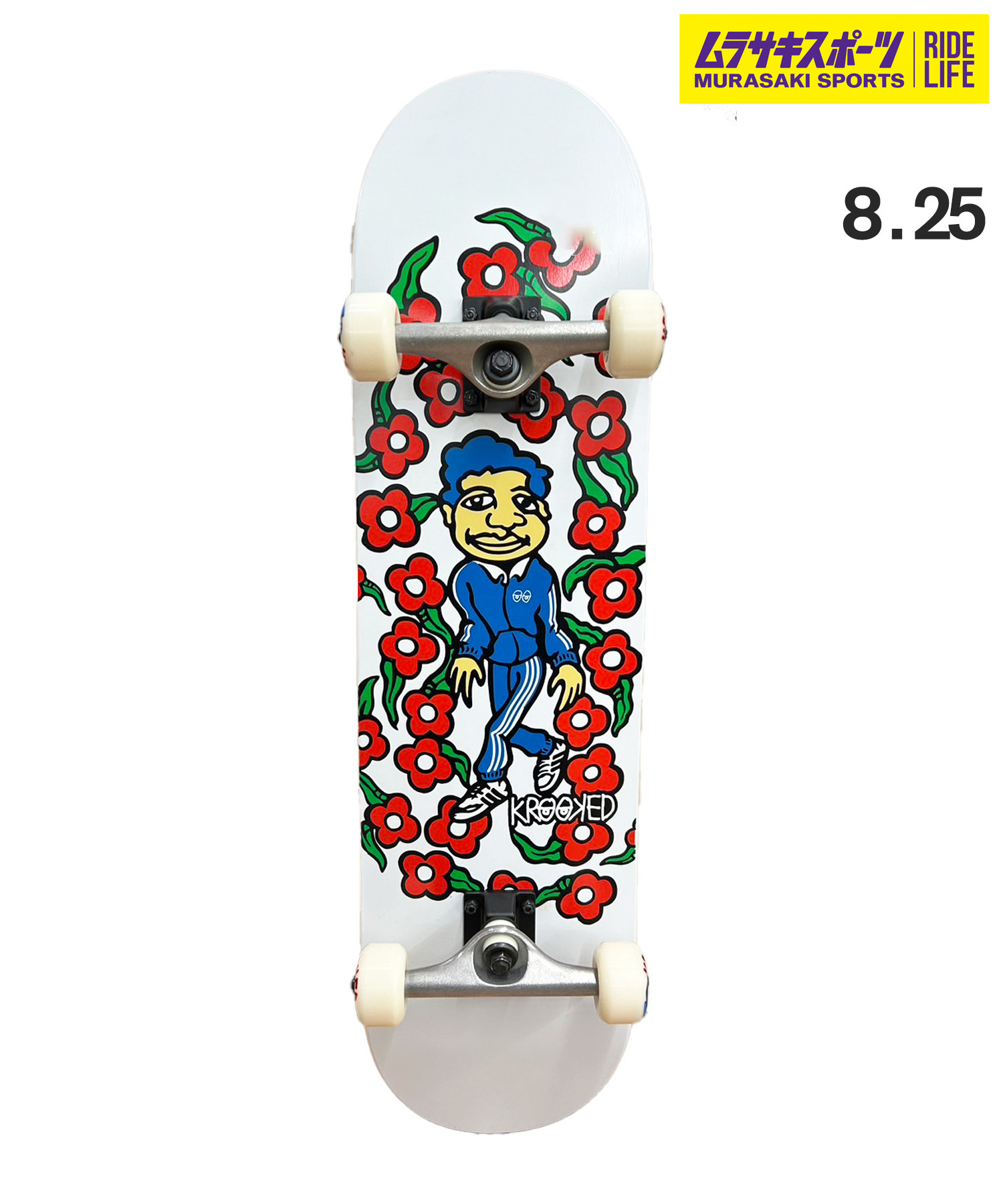 クルキッド 8インチ スケボー スケートボード コンプリート KROOKED クルキッド スケートボード コンプリート 8.0inch STYLE