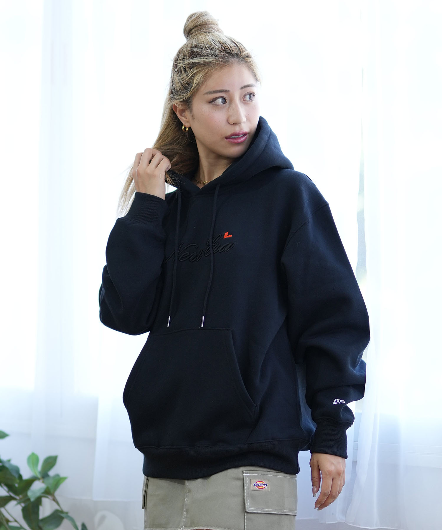 NEW ERA GOLF ニューエラゴルフ　セットアップ　パーカー　パンツ　ロゴ テーパード ストレッチパンツ Classic Logo ベージュ | ゴルフ