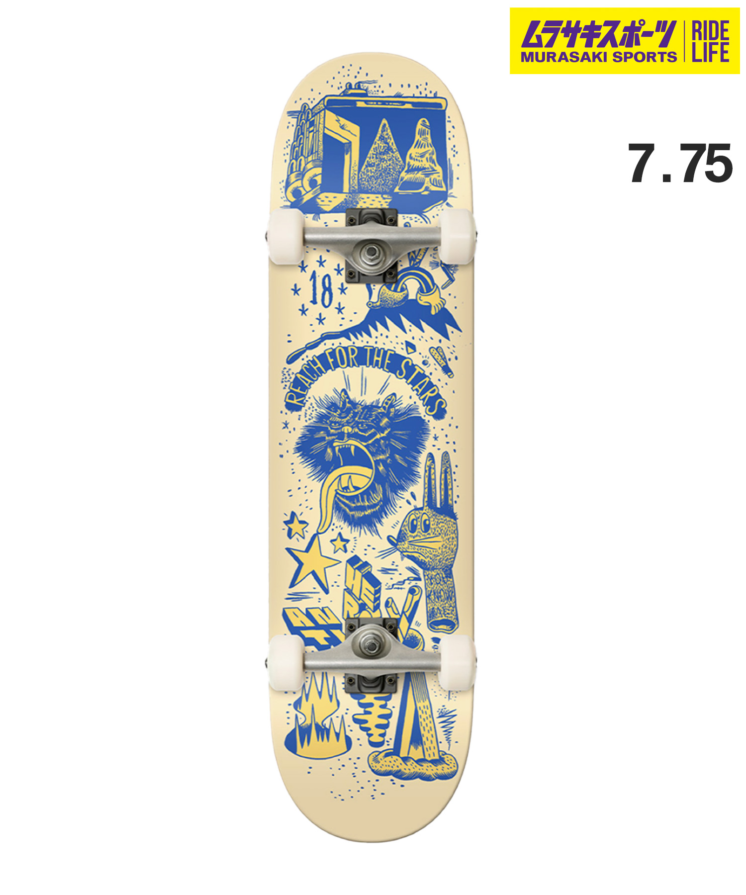 アンチヒーローコンプリートスケートボード ANTI HERO アンチヒーロー スケートボード キッズ コンプリート 7.3