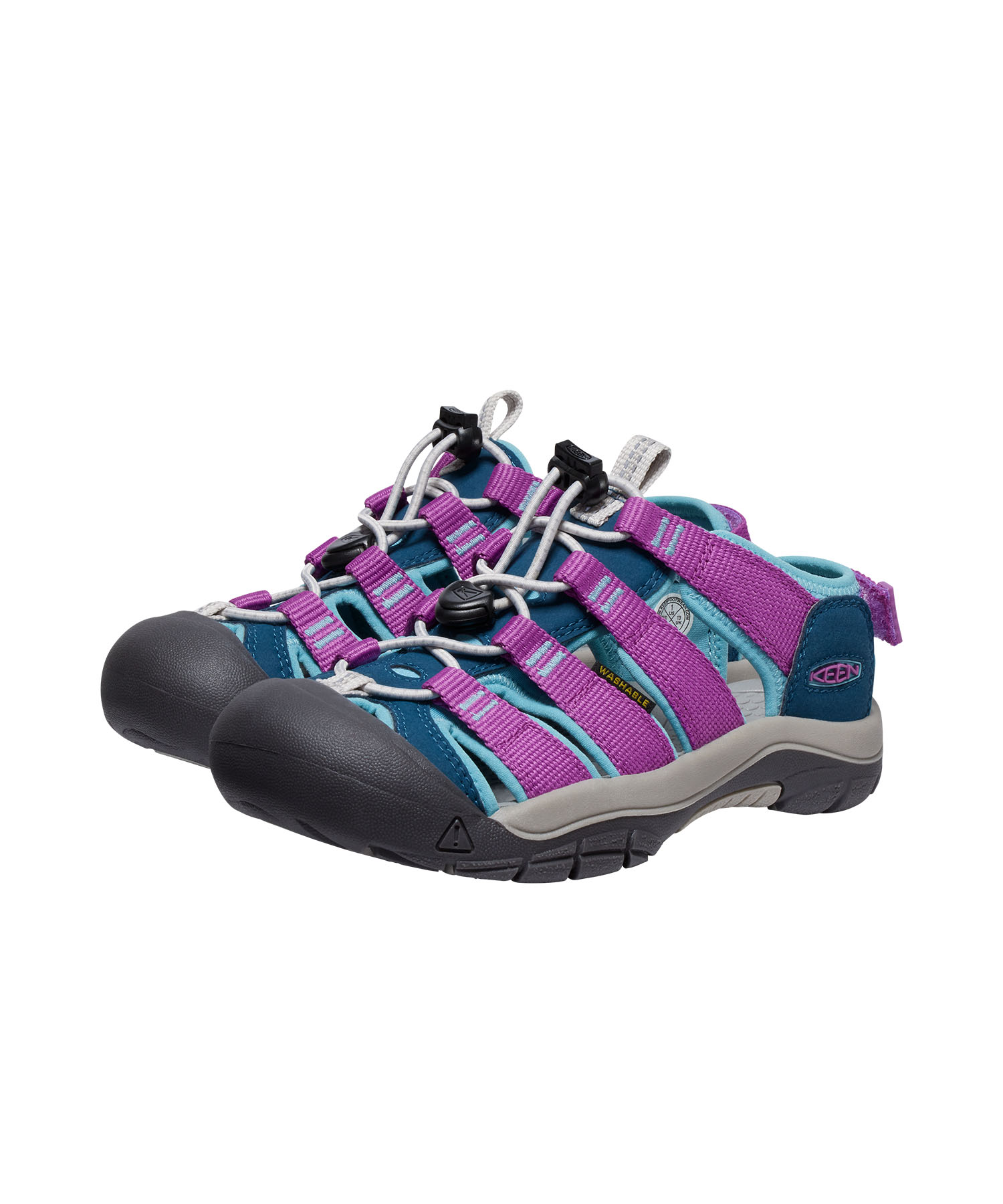 美品◇KEEN＊キーン　ユニーク サンダル　23cm ブルー KEEN キーン ユニーク サンダル 青 ブルー 23.5cm 状態良好