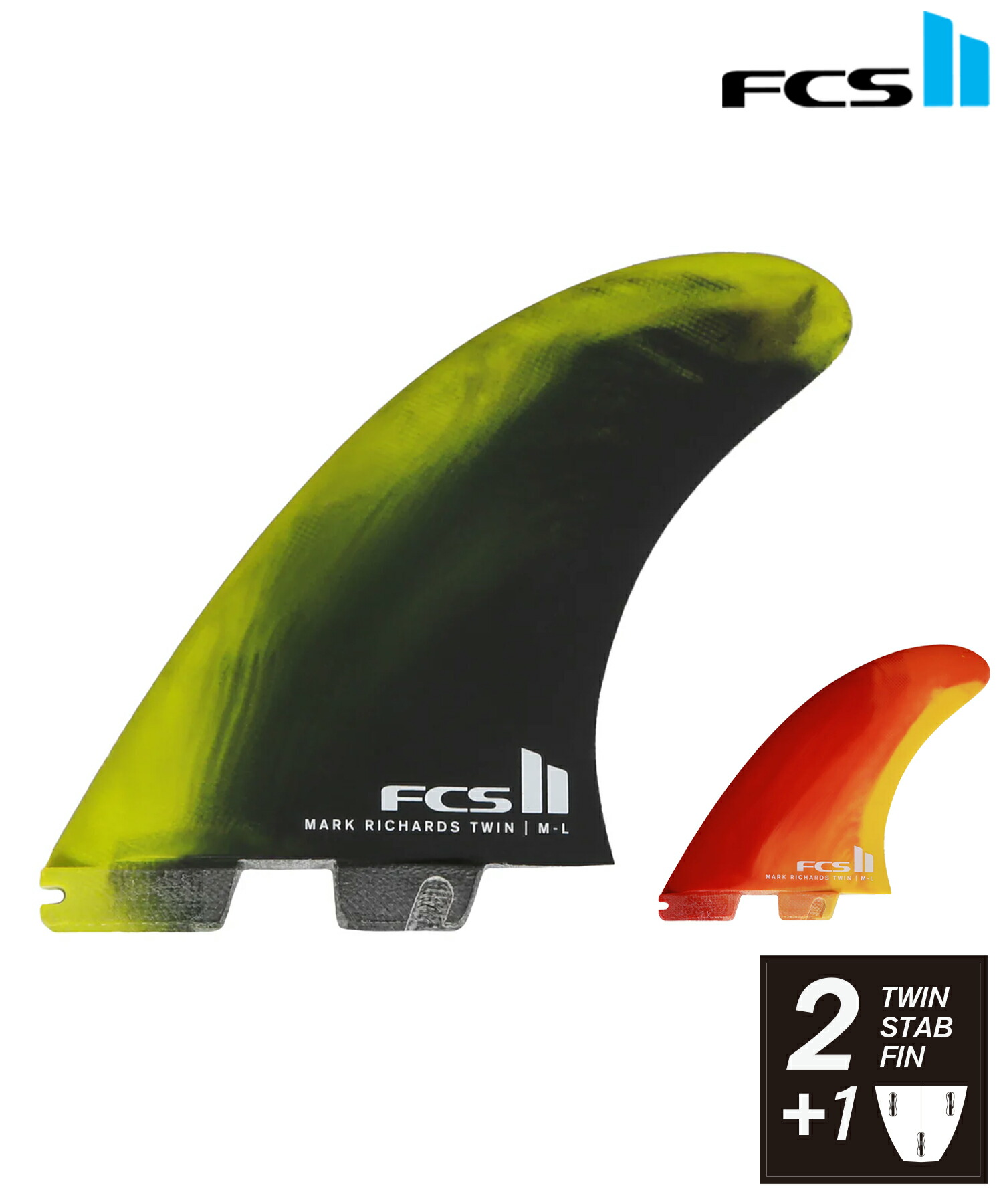 TT様 FCS2 MR ツインフィン FCS II MARK RICHARDS FREERIDE TWIN FIN SET - FCS JAPAN