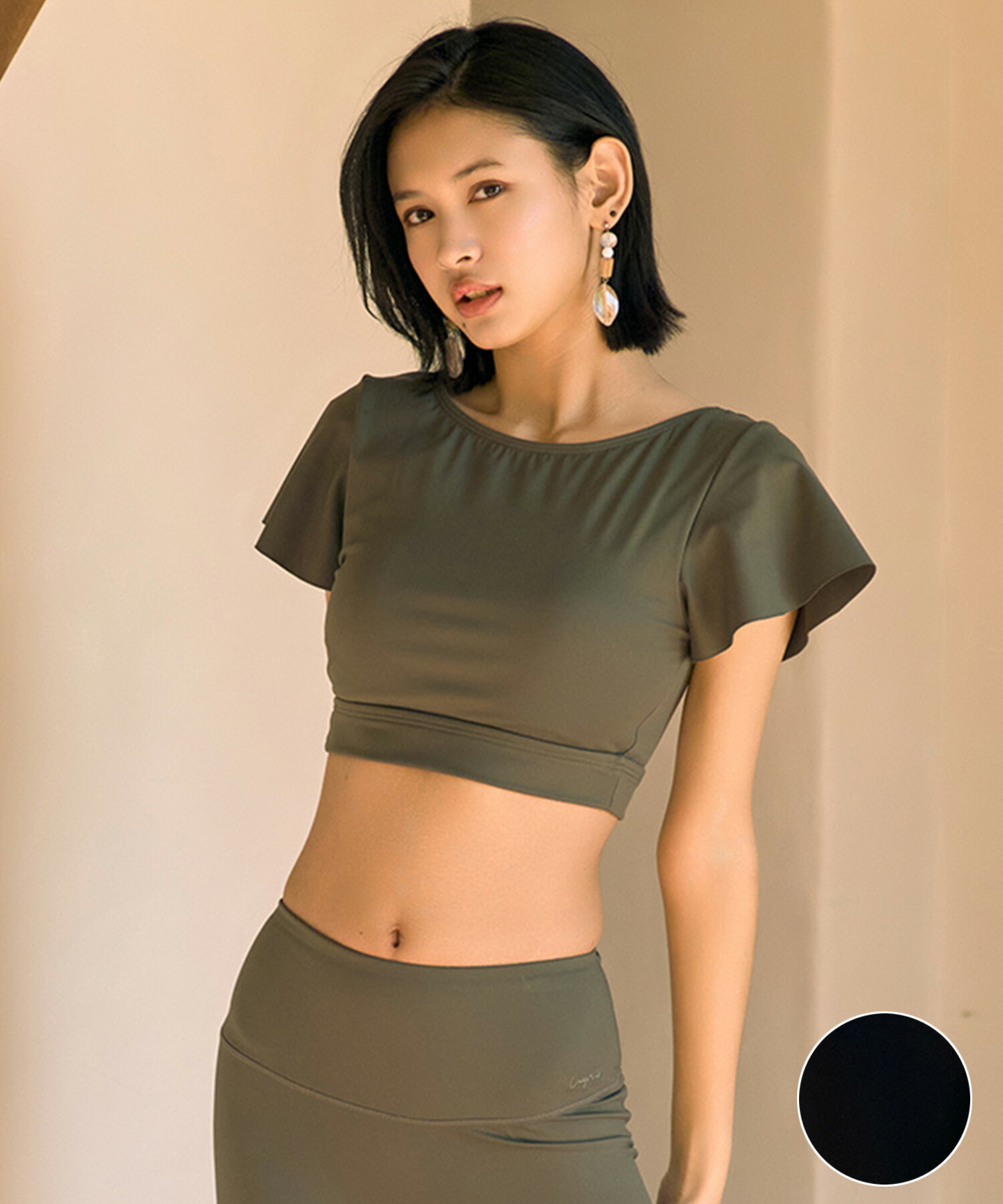 Ungrid アングリッド 水着 レディース ブラトップ 半袖 フィットネス 水陸両用 BRA FIT 550201