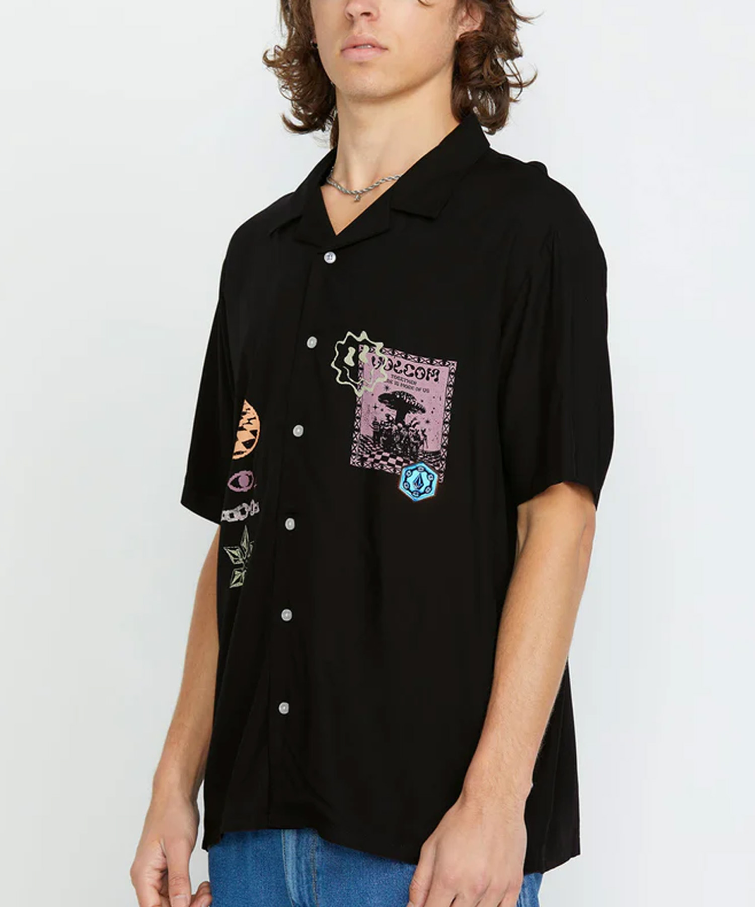 ボルコム メンズ シャツ トップス Las Vegas Short Sleeve Tee VOLCOM シャツ（トップス｜メンズファッション）の通販
