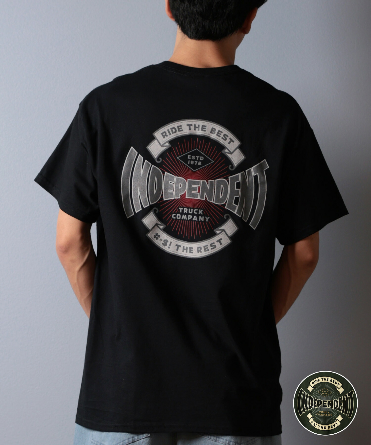Independent スケートボードTシャツ EG / XL INDEPENDENT - 美品 90s USA製 INDEPENDENT OLD SKATE 黒 XL の