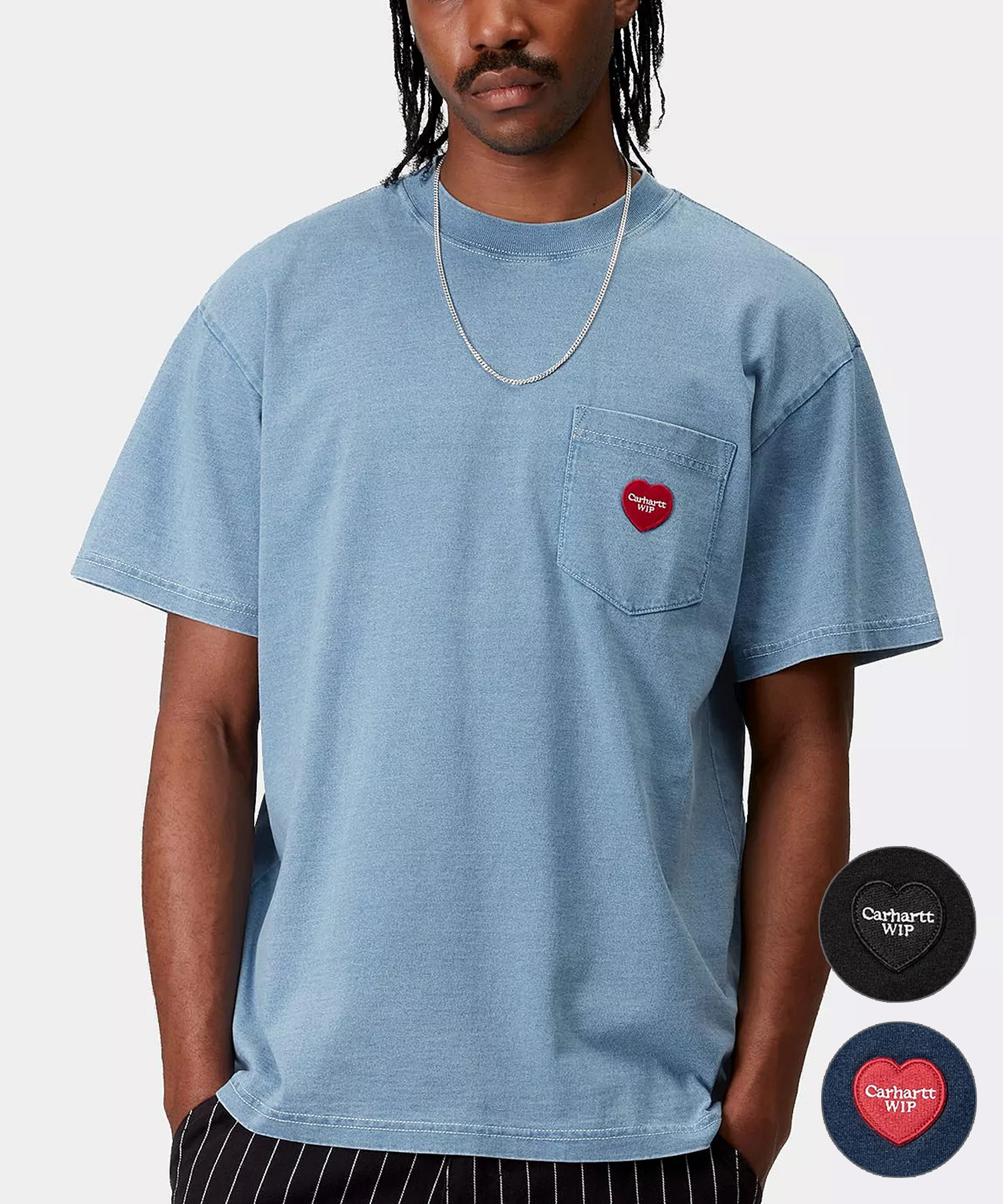 Carhartt WIP カーハート ダブリューアイピー 半袖 Tシャツ メンズ ポケット ポケT ワンポイント ハート ロゴ S/S INGO POCKET T-SHIRT I034486